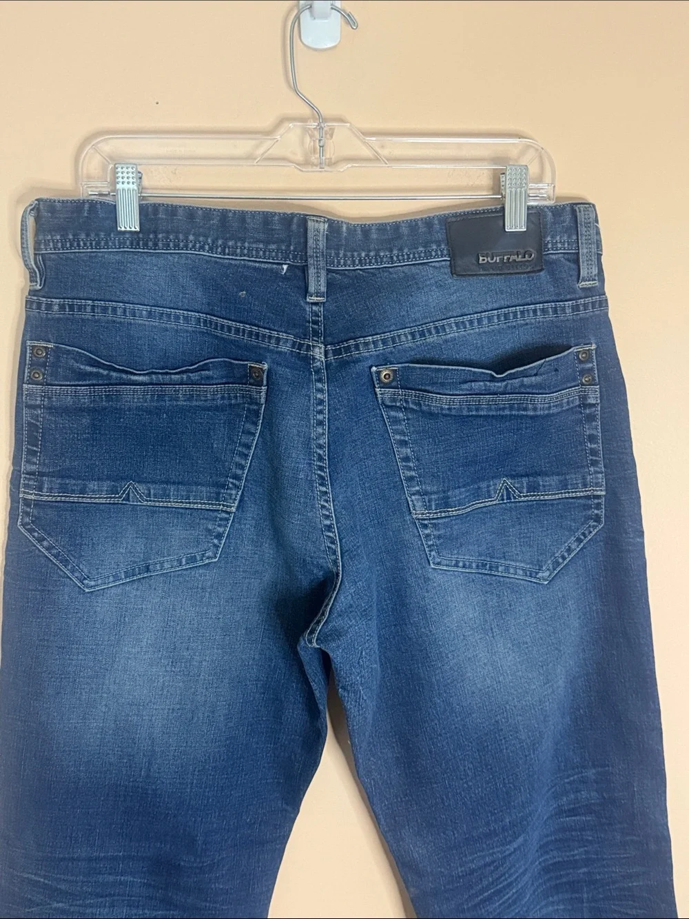Buffalo David Bitton Men's Blue Straight Leg Jeans